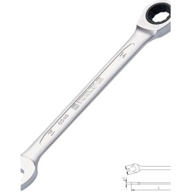 Resim İzeltaş 0340 Cırcır Kombine Anahtar 21 mm 