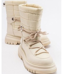 Resim Luvishoes Weld Bej Cilt Kadın Kar Botu Bej 