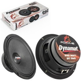 Resim Dynamat FOXX-16 Oto Midrange 16cm 240 Watt Maksimum 90W RMS 2 Adet 