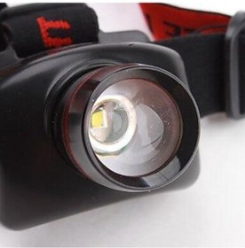 Resim Watton Wt-054 Pilli Zoomlu Kafa Feneri Siyah 