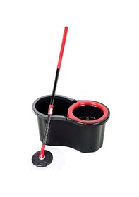 Resim 13lt - Siyah - Şirink Otomatik Dönerli Kova Mop Temizlk Seti 5468 