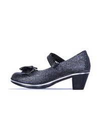 Resim Alens Lunedi Platin Simli 4cm Topuklu Kız Çocuk Ayakkabı Platin 