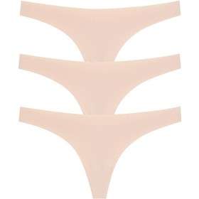 Resim 351 Kadın Lazer Kesim Tanga Külot Paketi 351-v4-ten Ten Rengi 