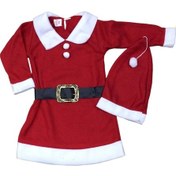 Resim Kız Çocuk Yılbaşı Noel Kıyafeti Kostümü 