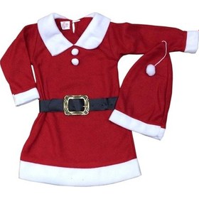 Resim Kız Çocuk Yılbaşı Noel Kıyafeti Kostümü 
