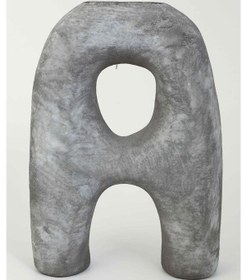 Resim Vitale Lidya Füme Oyuk Vazo 24.5 9 35 Cm Ak.kk0013 Renkli 