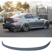 Resim Bmw E60 5.seri 2004-2010 Plastik Parlak Siyah M5 İnce Spoiler 
