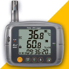 Resim Sevgift Az 88081 Profesyonel Sıcaklık ve Nem Ölçer | Kayıt Özellikli 