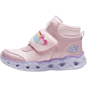 Resim Skechers Heart Lights Kız Çocuk Pembe Bot 