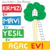 Resim Kırmızı Ev, Mavi Ev, Yeşil Ev, Ağaç Ev! 