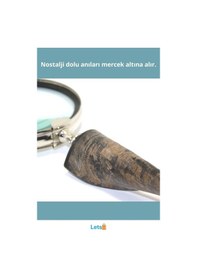 Resim Doğal Boynuz Saplı Metal Çerçeveli Büyüteç 
