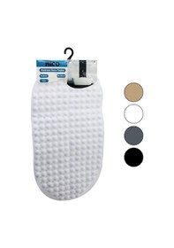 Resim Oval - Plastik Kabartma Top Desenli - Renkli 63pcs Vantuzlu Kaydırmaz Banyo - Küvet Paspası 34x65cm 4989 Çok Renkli 