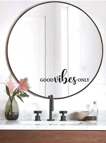 Resim Janusmania Good Vibes Only Ayna Sticker Duvar Sticker 