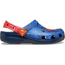 Resim Crocs Superman Classic Clog K Çocuk Terlik Sandalet 211132-90h Mavi 