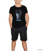 Resim 50 Cent Face Siyah Çocuk Tişört Siyah 