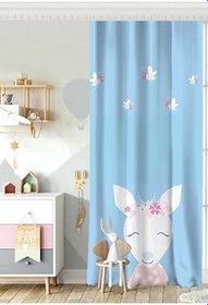 Resim RealHomes Tek Kanat Özel Tasarımlı Dijital Baskılı Çocuk Odası Fon Perde, Rh-CPerdeTek-4520m-140x200 
