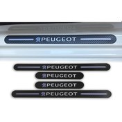 Resim Peugeot 508 Uyumlu Carbon Kapı Eşiği 4'Lü Set Kırılmaz (548480465) 