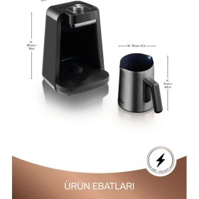 Resim Arzum OK0020 - Okka Rich Spin Pro Türk Kahvesi Makinesi - Krom 