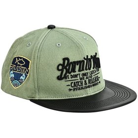 Resim Btw Leather Visor Şapka Light Green 