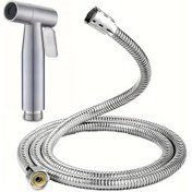 Resim Chuangyinshop Ayarlanabilir Duş Başlığı - Çift Püskürtme, Paslanmaz Çelik, Kendi Kendini Temizler, 59 İnç Hortumlu 