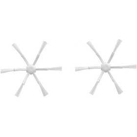 Resim Xiaomi Mop 1c Stytj01zhm Uyumlu 2 Adet 6 Kollu Beyaz Yan Fırça 