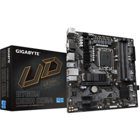 Resim GIGABYTE B760M DS3H DDR4 5133MHZ 1XVGA 1XHDMI 1XDP 1XM.2 MATX 1700P (13. VE 12.NESİL İŞLEMCİ UYUMLU) AA203GIG0006