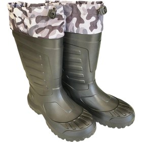 Resim SERABİEN Soğuk-Sıcak İzolasyonlu Şok Emici Kaymaz Tabanlı Eva Kauçuk Çizme Siyah 