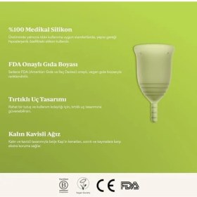 Resim Güzel Hediyem Beije Standart Menstrüel Kap 