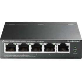 Resim Tp-Link TL-SG1005LP, 4 Port Poe + ile 5 Port Gigabit Masaüstü Switch 