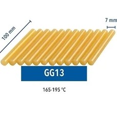 Resim GG13 Yüksek Sıcaklık (165°-195°C) Ahşap Tutkal Çubukları, 11 Mm, 12'li 