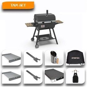Resim Ateşten Midi Tam Set Barbekü Mangal 