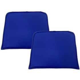 Resim Knsz sırt minderi 2 li mazlum mvi suni deri cırtlı tel sandalyesi sırtı için 