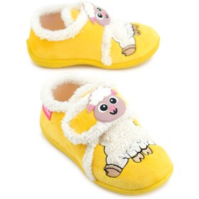 Resim Gezer Kışlık Cırtlı Ayarlanabilir Rahat Iç Taban Kız Çocuk Panduf Ayakkabı 