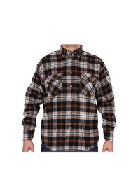 Resim Kıslık Kalın Bol Kesım Oduncu Gömlek 1 Kırmızı 