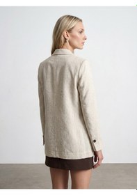 Resim Dilvin 60805 Basic Fit Blazer-bej 
