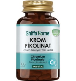 Resim Shiffa Home Krom Pikolinat Takviye Edici Gıda 100 Tablet 