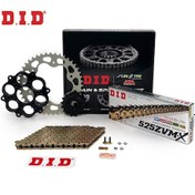 Resim Zincir Dişli Seti Ducatı Hypermotard 796 Cc 2010-2011 / Ducatı / Hypermotard / 796cc / Zincir: Dıd-525zvm-x Gold -104 / Ön Dişli: Sunstar 15t / Arka Dişli: Jt 41t / 2010-2011-2012 