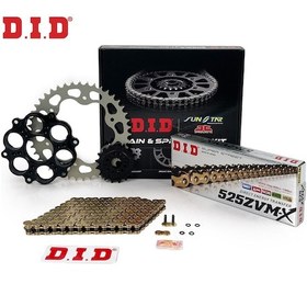 Resim Zincir Dişli Seti Ducatı Hypermotard 796 Cc 2010-2011 / Ducatı / Hypermotard / 796cc / Zincir: Dıd-525zvm-x Gold -104 / Ön Dişli: Sunstar 15t / Arka Dişli: Jt 41t / 2010-2011-2012 