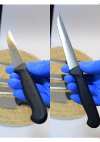 Resim Sürbisa Siyah Sürmene Şef Bıçak Seti 5 Parça Çok Renkli 