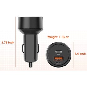 Resim SGRMN 20w Hızlı Araç Şarjı (usb-c Pd 3.0 20w + Quick Charge 3.0 20w) 