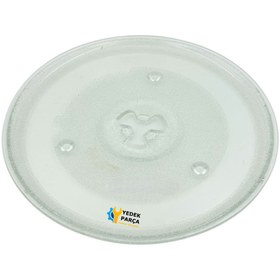 Resim Ozba Ticaret Mikrodalga Fırın Cam Tabak Delikli - 270mm 