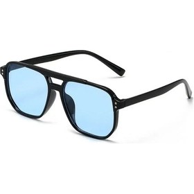 Resim Klassnum Steampunk Retro Dikdörtgen Güneş Gözlüğü Kadın Erkek Uv400 Metal Çerçeveaçık51gri Gri 