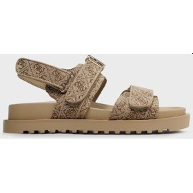 Resim Beige / Brown Kadın Guess Footwear Dress Kadın Sandalet FL6FB2FAL Bej - Kahverengi 