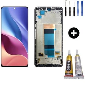 Resim Xiaomi Pocophone Poco F4 Uyumlu Çıtalı A Kalite Lcd Ekran Dokunmatik + Montaj Seti 