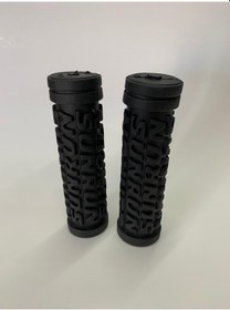 Resim Mtb Bisiklet Plastik Elcek Ergonomik Bisiklet Elciği Siyah Pvc 