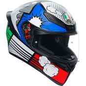 Resim AGV K1 S Bang Matt Blue Kapalı Kask 