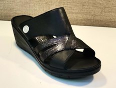 Resim Mammamia D23yt-2090 Bayan Deri Dolgu Taban Günlük Comfort Terlik 
