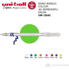 Resim Uni-ball Signo Angelic Colour Jel Mürekkepli Kalem 0,7 1'li (UM-120AC) 