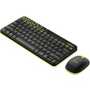 Resim Logitech Mk240 Nano Kablosuz Klavye Ve Fare Seti Siyah 