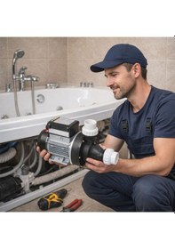 Resim Ayrıntıshop 1,20 Hp Jakuzi Motoru - Hidro Masaj Pompası 